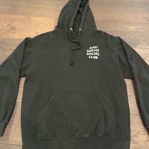 Anti Social Social Club Black Sweater Cotton Blend